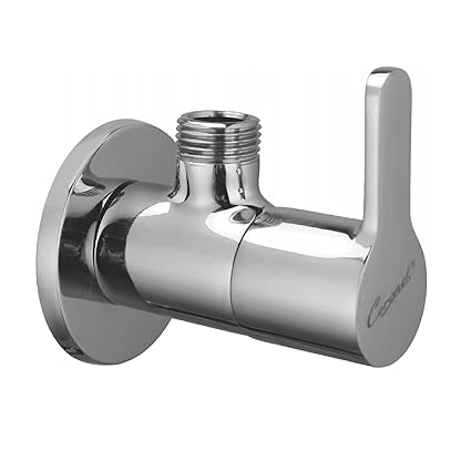 Coronet Shipra Angel Valve With CP Flange: High-Performance Plumbing Fixture for Bathroom (Water-Saving) Modern Bathrooms Bathroom Fixtures Efficient Water Flow