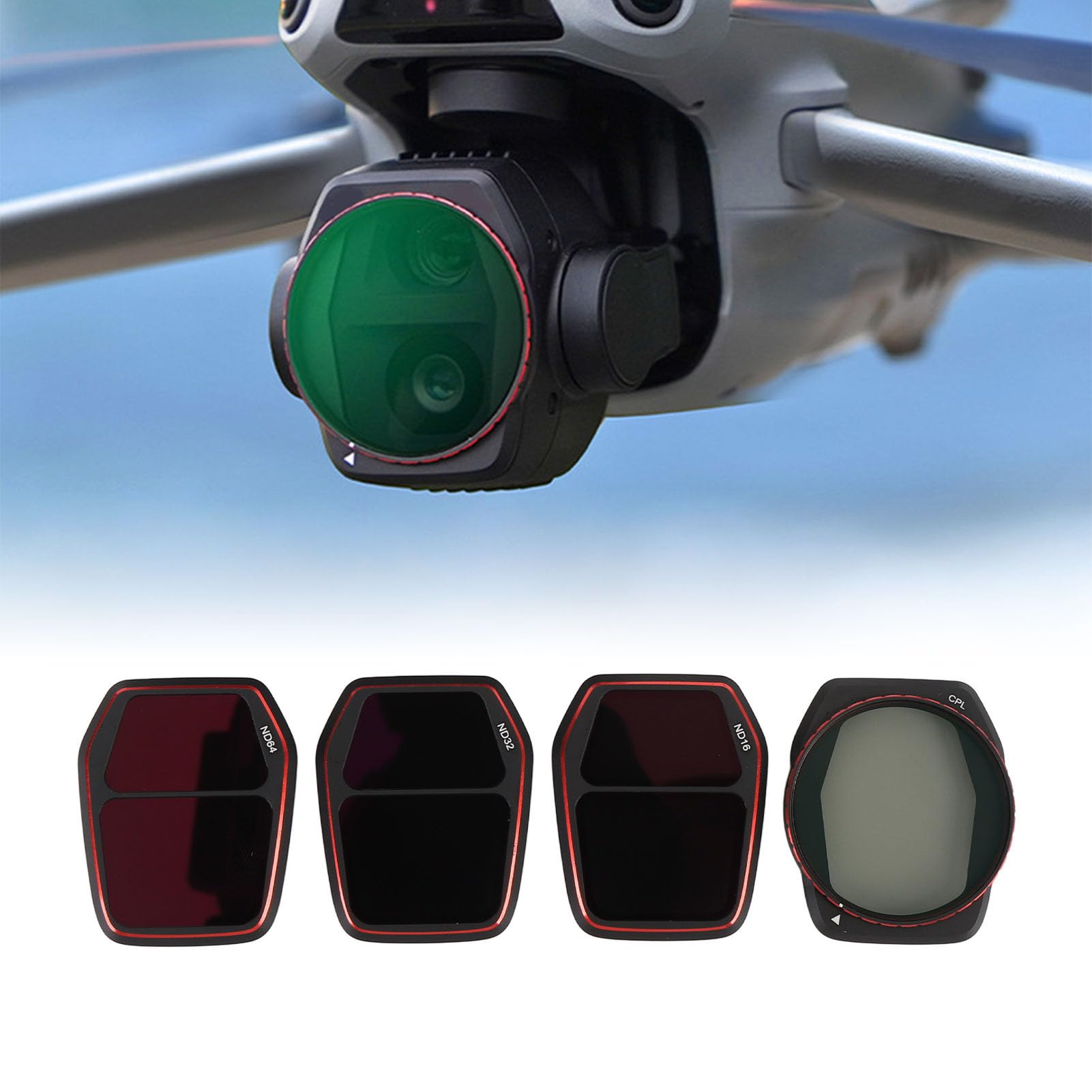 Zestaw Filtrów ND CPL do Szkła Optycznego AIR 3S ND16 ND32 ND64 CPL Filtry Polaryzacyjne i o Neutralnej Gęstości Akcesoria do Obiektywów Dronów