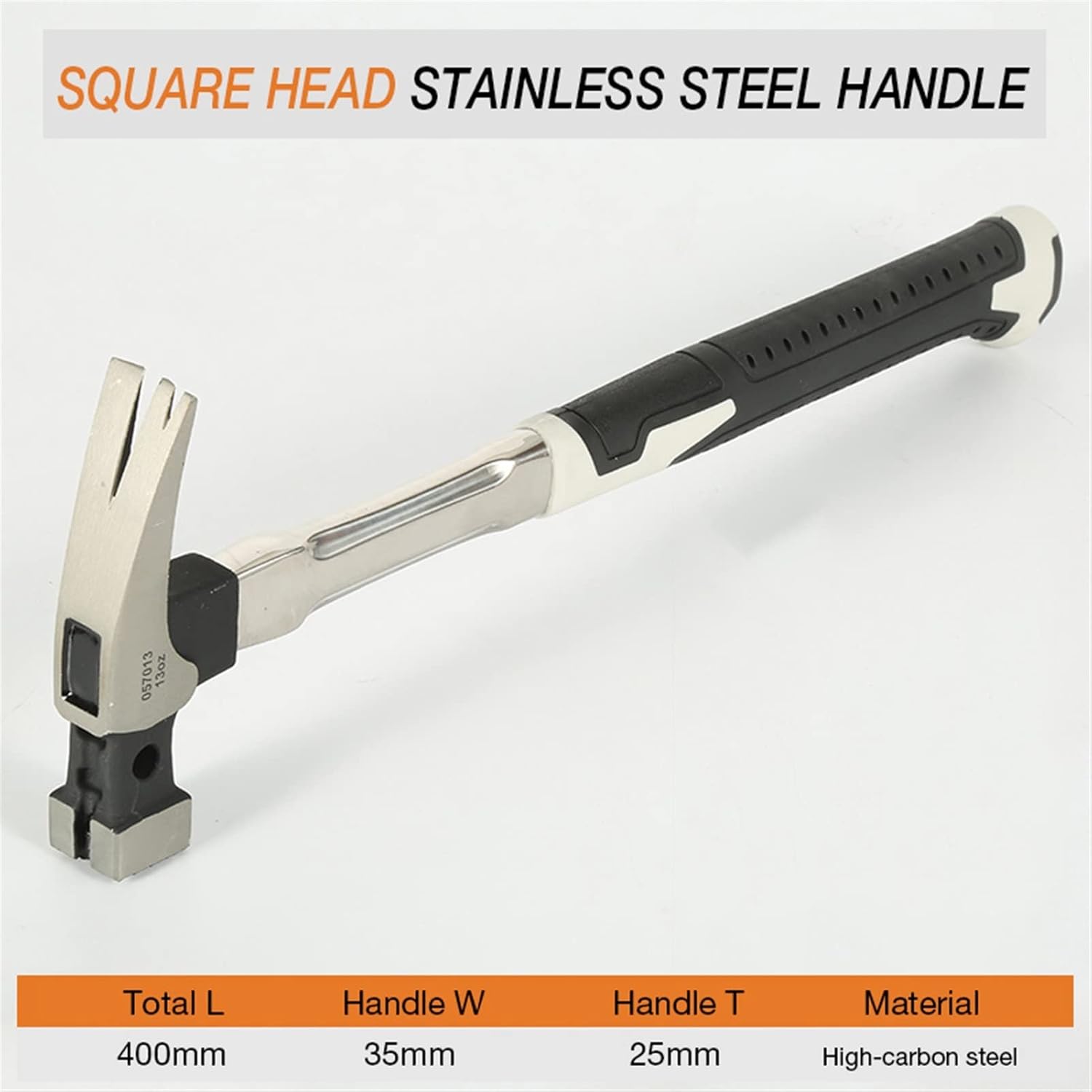 売れ筋 クローハンマー 400mmプロフェッショナル爪ハンマー木工多機能滑り止めネイルハンマー高炭素鋼手ツールホーム大工ハンマー Color Upgrade Square Rachelbaptista Com Br