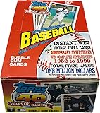 1991 Topps Wax Pack 36-Count Baseball Box Chipper Jones Rookie Year