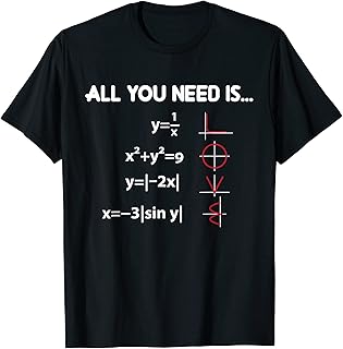 All You Need Is Love - Camiseta de ecuación de matemáticas para los amantes de las matemáticas Camiseta