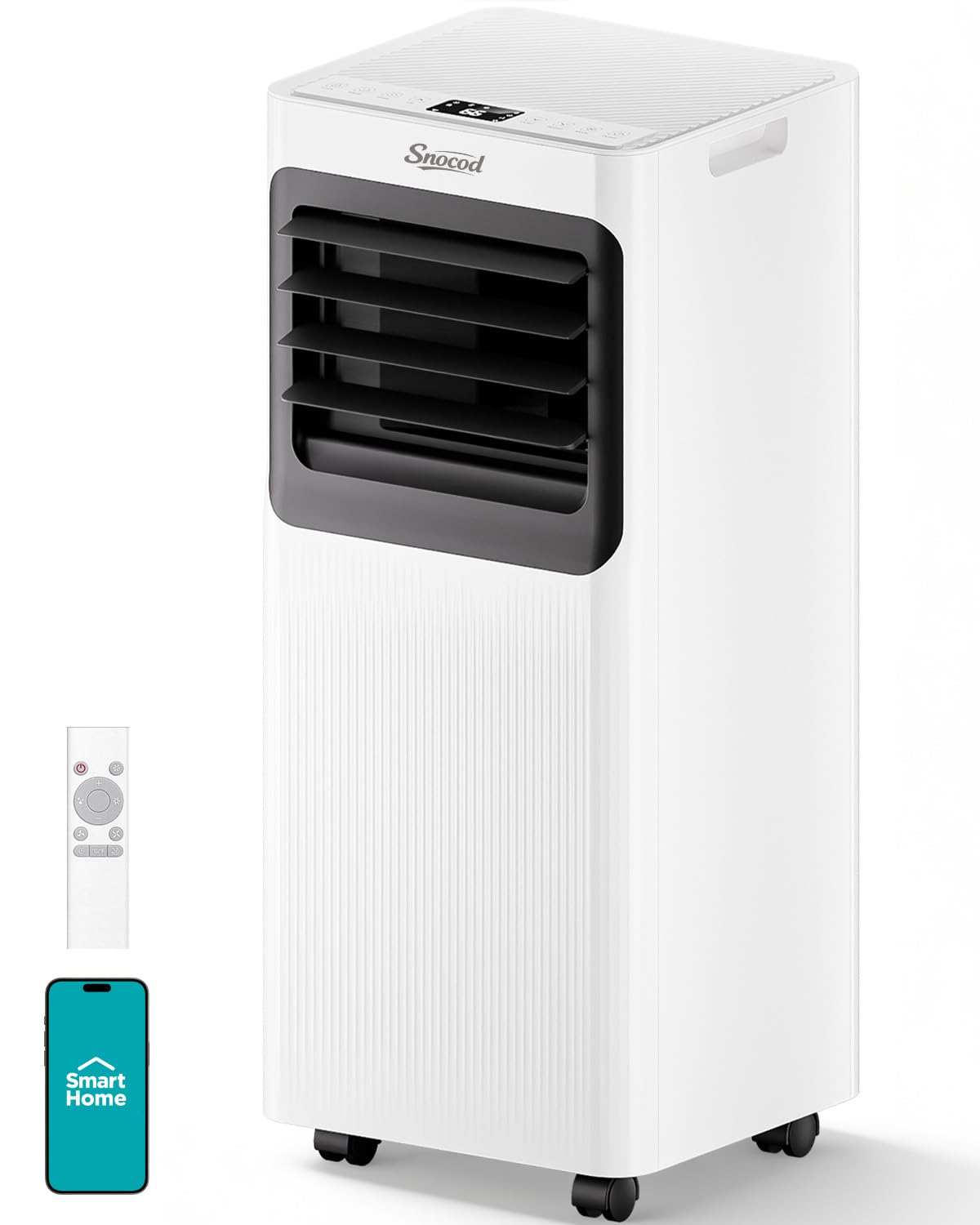 Photo 1 of ***FACTORY SEALED - OPENED FOR INSPECTION*** SNOCOD 16000 BTU Portable Air Conditioners for Large Rooms up to 750 Sq. Ft., 5-in-1 Smart AC with WiFi App & Remote, 42dB Sleep Mode, Dehumidifier, Fan, 24H Timer, Child Lock & Window Kit