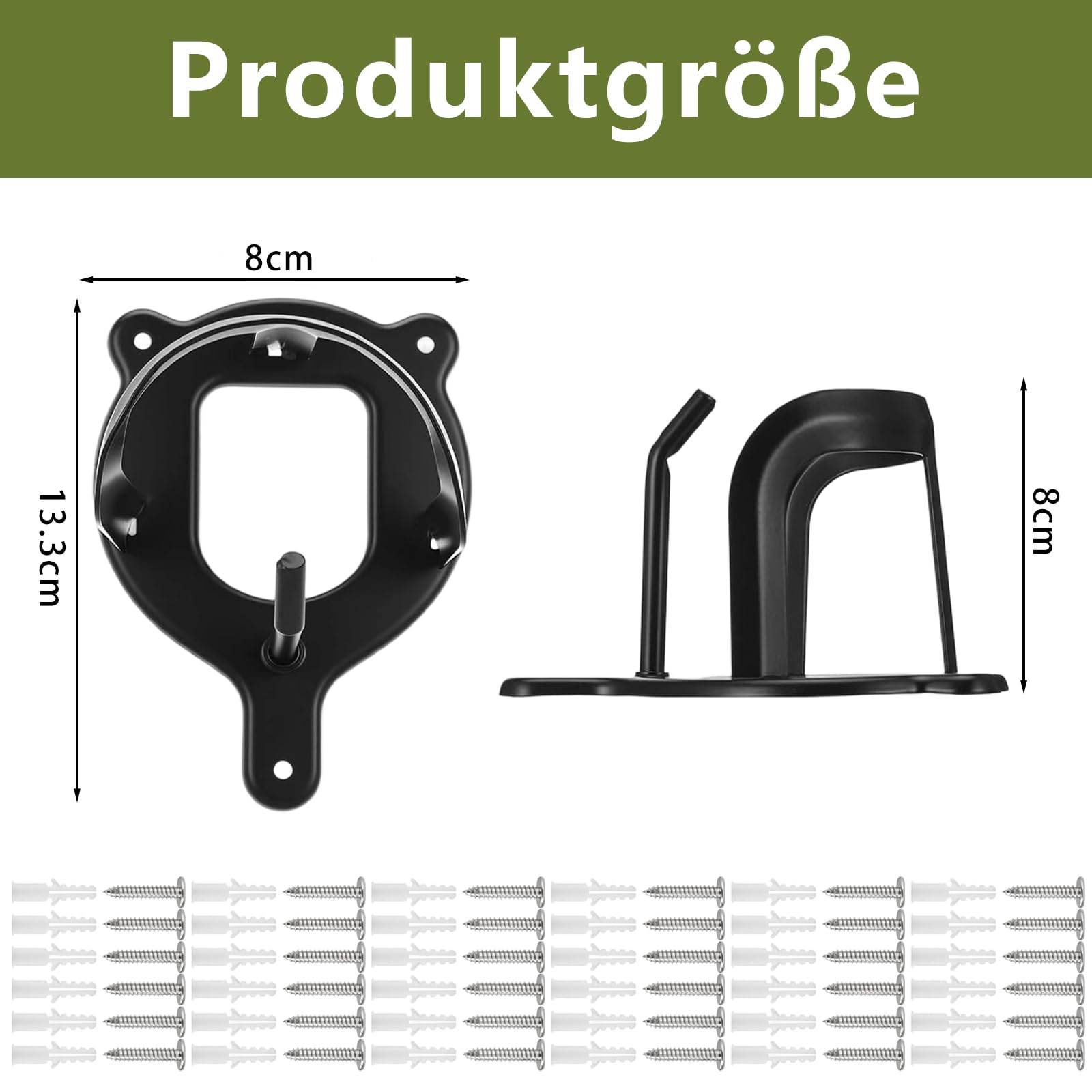 12 Stück Trensenhalter Pferd Zaumzeughalter, Equestrian Bridle Hanger | Halterung Zaumzeug, Aufbewahrung Halfter Aufhänger, Metall Trensenhalter, Haken Pferd Tack für Pferde,Reitstall,Sattelkammer