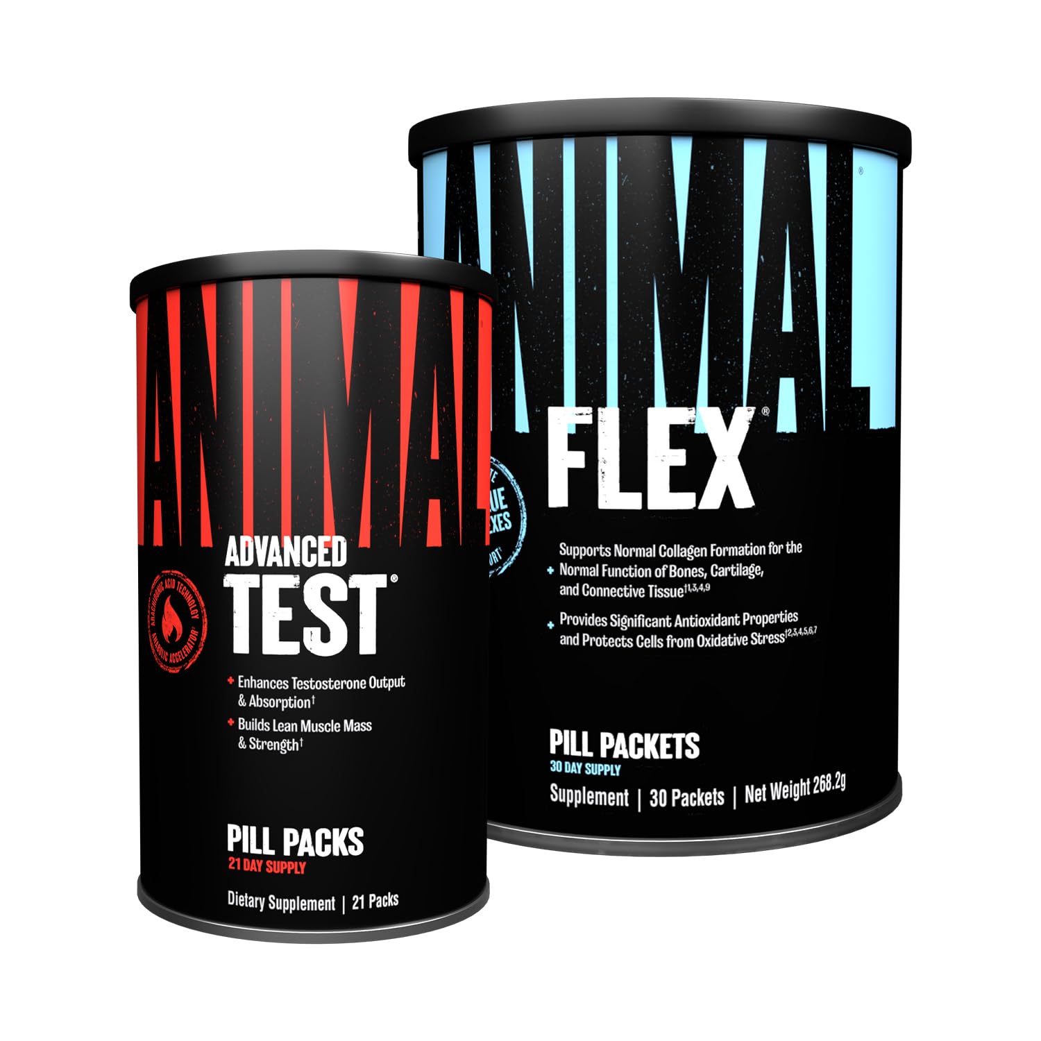 ANIMAL Kraft & Gelenk Bundle – Test & Flex, 21 + 30 Tagespacks
