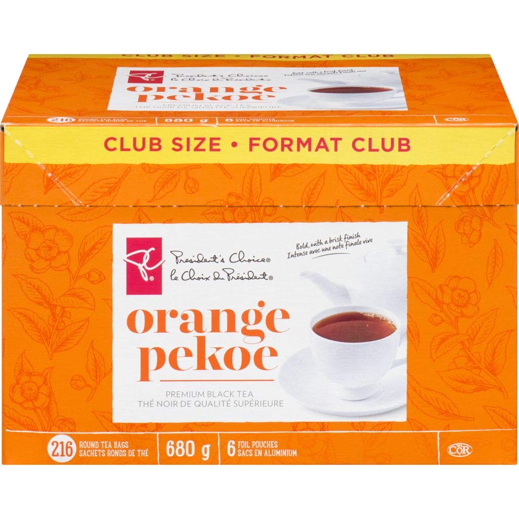 Buy Presidents Choice Orange Pekoe Tea Club Pack 216ct {Imported from
