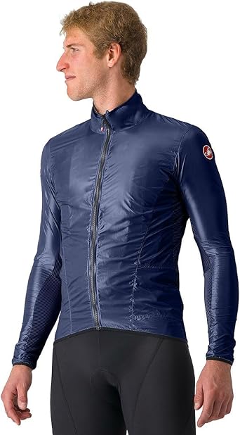 CASTELLI Mens Aria Shell Jacket, Highly Packable Ultra-Light Wind Protective Cycling Apparel for Road Cycling & Bike Rides