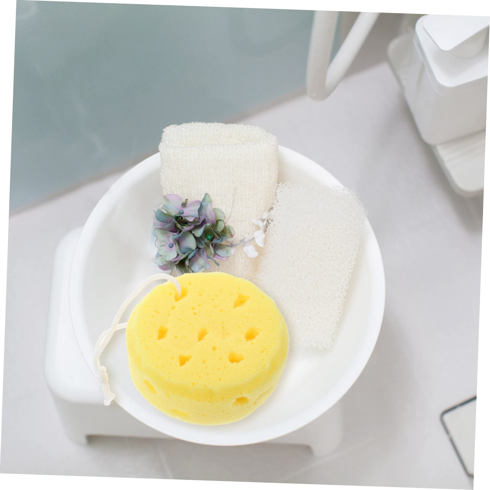 Beavorty 12piezas Esponjas De Baño Exfoliantes Para Cuerpo Loofah Natural Para Para Mujeres y Hombres Suaves y Eficaces El Cuidado Piel