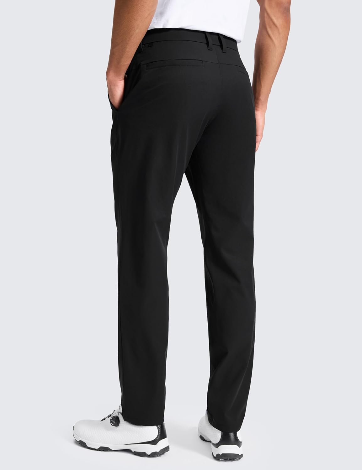 CRZ YOGA Breeze Comfy Golf Pants for Men - 30''/32" Lightweight Quick Dry Casual Athletic Work Dress Trousers with Pockets - Image 2