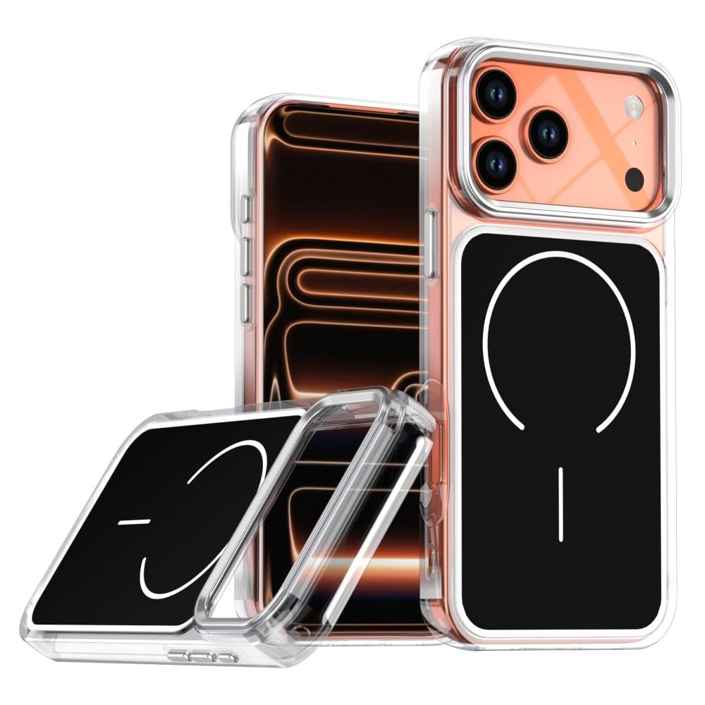 Coque rigide iPhone 16 Pro Max silicone noir anti-choc et magnétique - 8