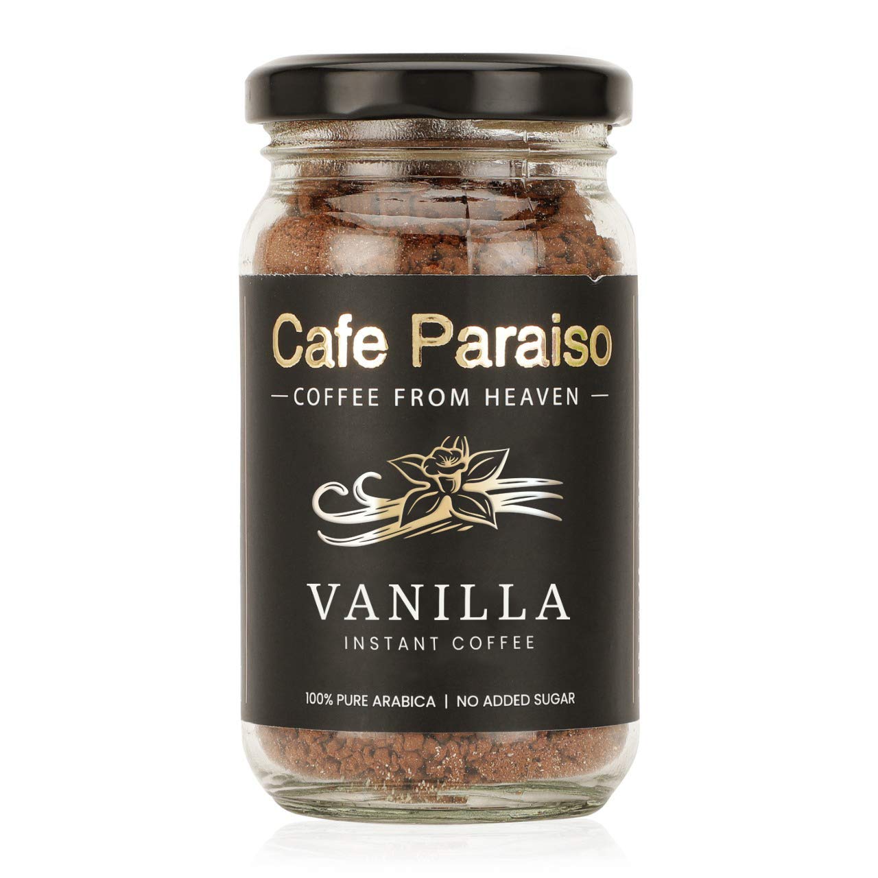 Buy Cafe Paraiso Instant coffee powder Vanilla flavored sugar free