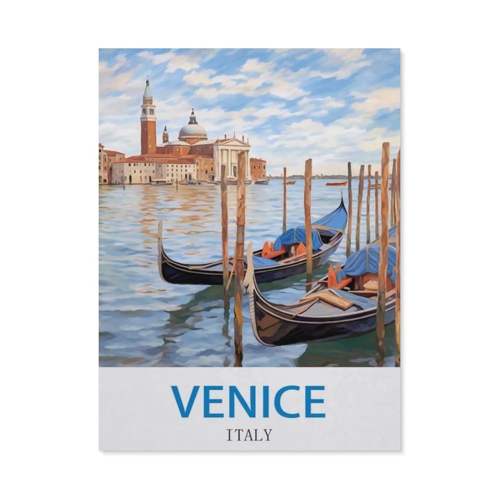 BEAYODKP 5D Diamond Painting，Venice Italy，Diamond Embroidery Cross Stitch（40 x 50 cm/15.74 x 19.68 inches）-CO5