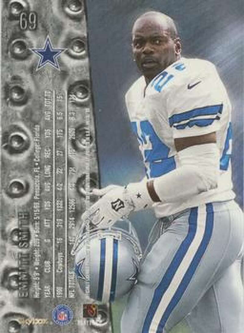 Amazon.com: 1999 Skybox Metal Universe #69 Emmitt Smith Dallas