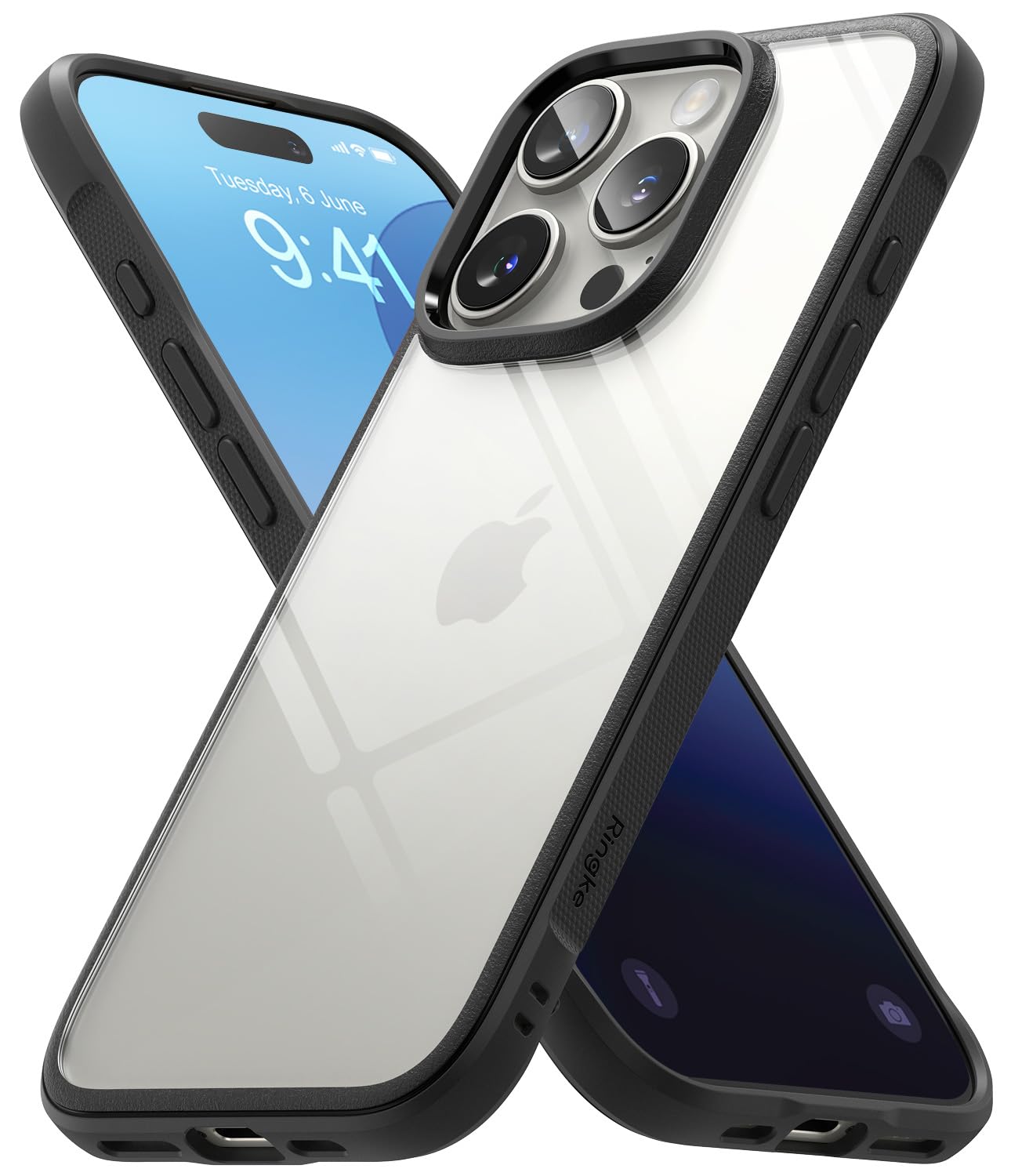 Ringke Fusion Bold Compatible with iPhone 16 Pro Max Case Cover Firm Grip Frame Style Anti-Yellowing Clear Transparent Hard Back Shockproof Bumper iPhone 16 Pro Max Back Cover - Black (B0DF87S262) Amazon Price History, Amazon Price Tracker