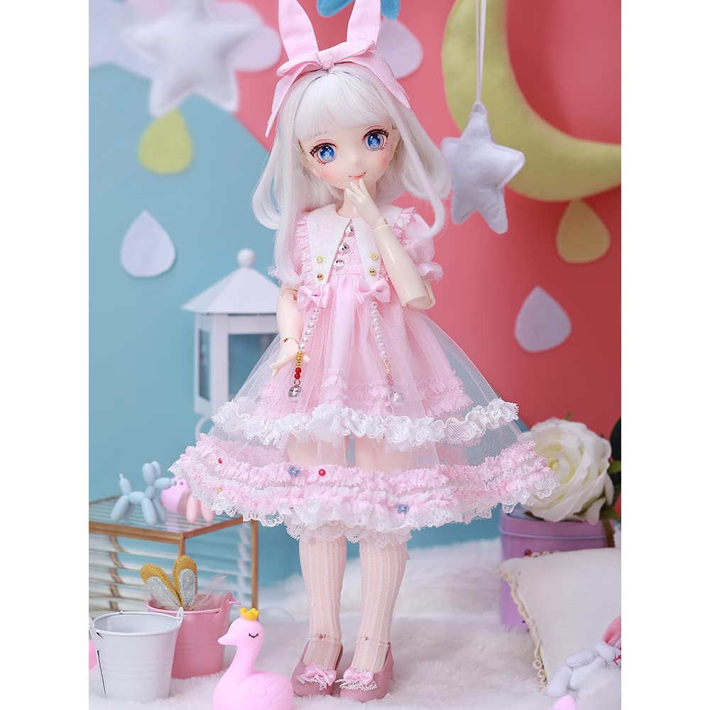 Amazon | KAKAA BJDドール フルセット 1/4 球体関節人形 39cm SD 樹脂