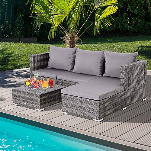 Outsunny-Conjunto-de-Sofas-de-Ratan-3-Piezas-con-Chaiselongue-y-Mesa-de-Centro-Almacenaje-Respaldo-Ajustable-en-Altura-Alta-Comodidad-Color-Gris 61KYIwAh 8L
