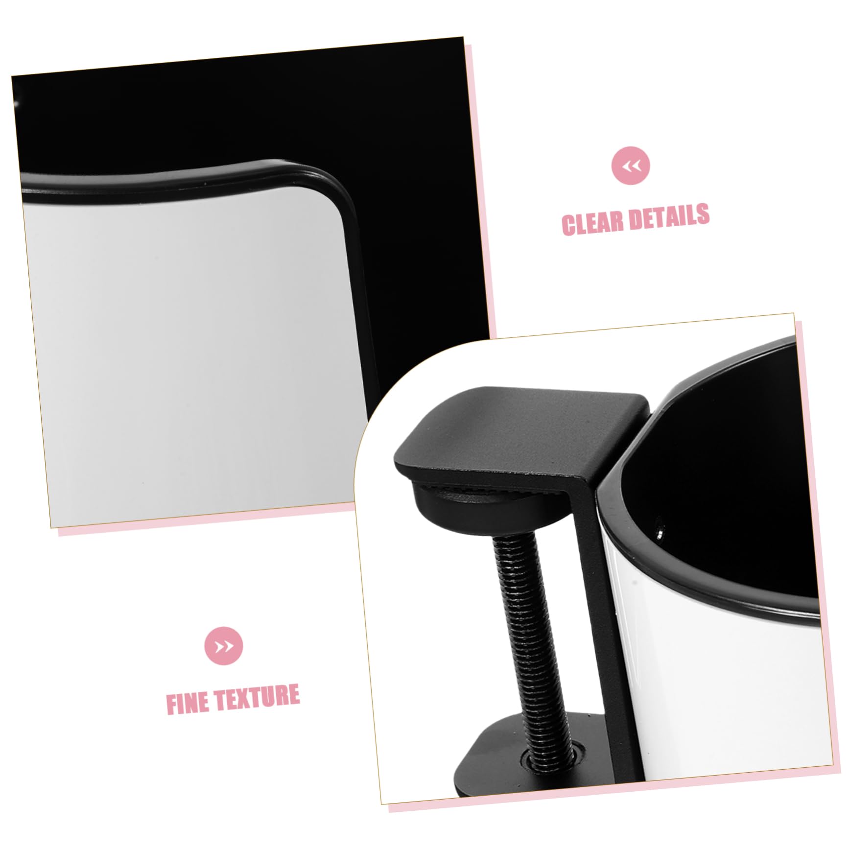 OUNONA Support Casque Audio sous Bureau en Alliage D’aluminium Blanc