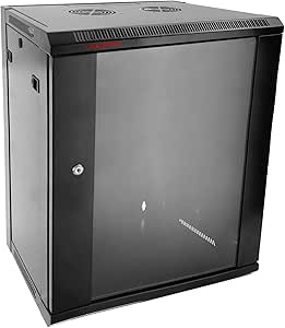 Rack Serveur Mural 15U 19" - Armoire Démontable Pour équipement Réseau, Solide Et Modulable