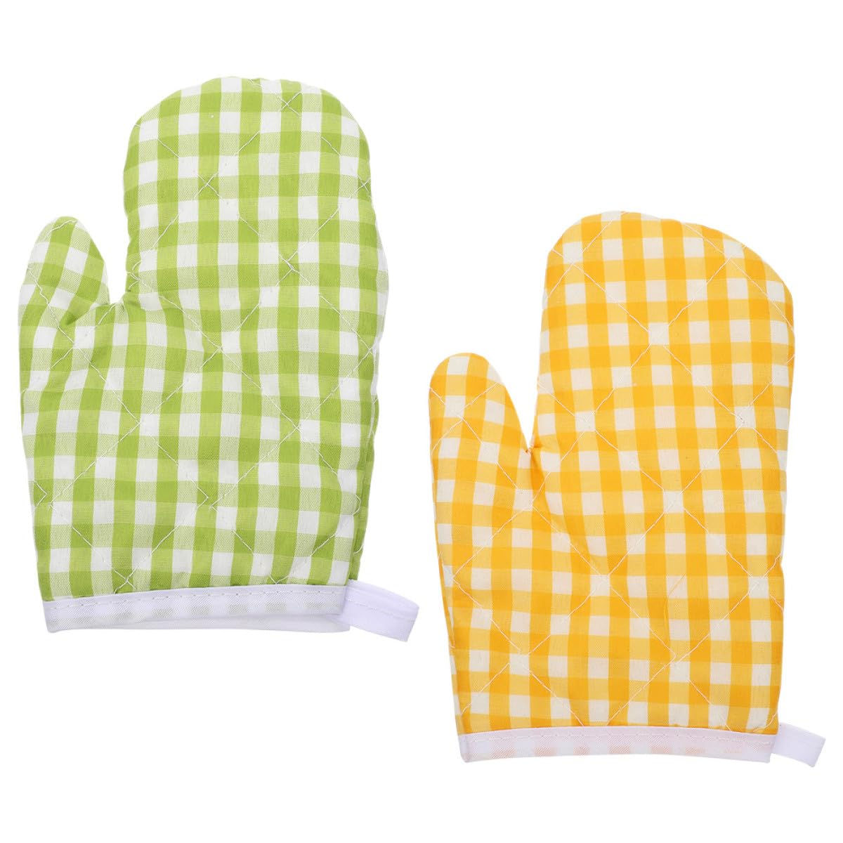 Yardwe Maniques Isolantes Thermiques pour Four et -Ondes Lot de 2 en Polyester Résistantes la Chaleur Lavables en Machine Cuisine et