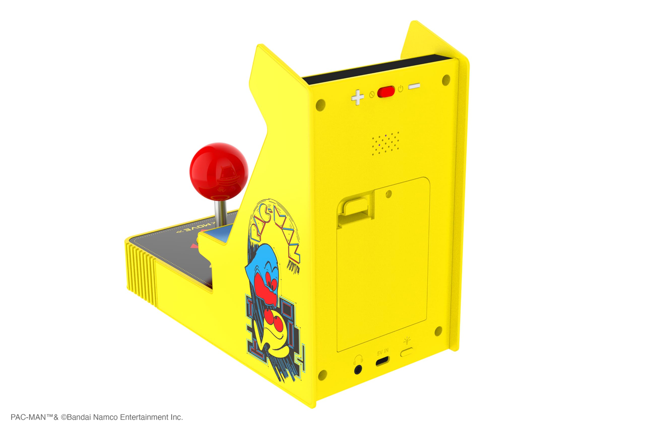 My Arcade Pac-Man Joystick Player:Officially Licensed Retro Gaming Console, 2 Game Modes Classic Arcade Machine