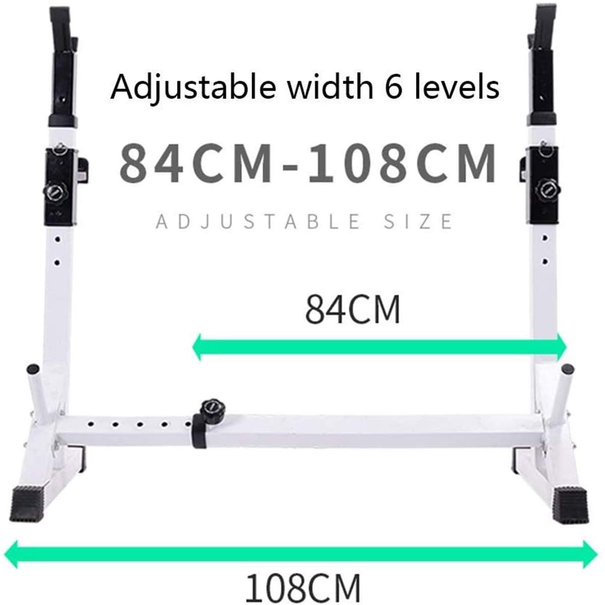 Soporte para sentadillas ajustable para gimnasio en casa, multifunción, para levantamiento de pesas, soporte para barra, soporte para levantamiento de pesas, soporte multifunción para levantamiento d