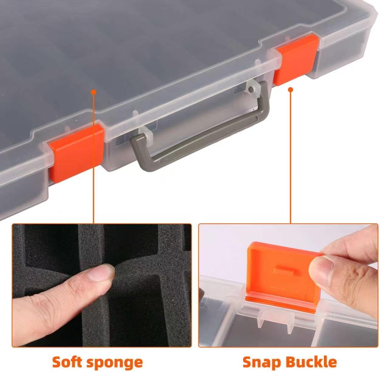 Display Case Compatible with Disney Doorables Collectible Mini Figures/for MGA Entertainment Miniverse. Toys Storage Organizer Container for Multi Peek/for Village Peek Characters (Box Only)