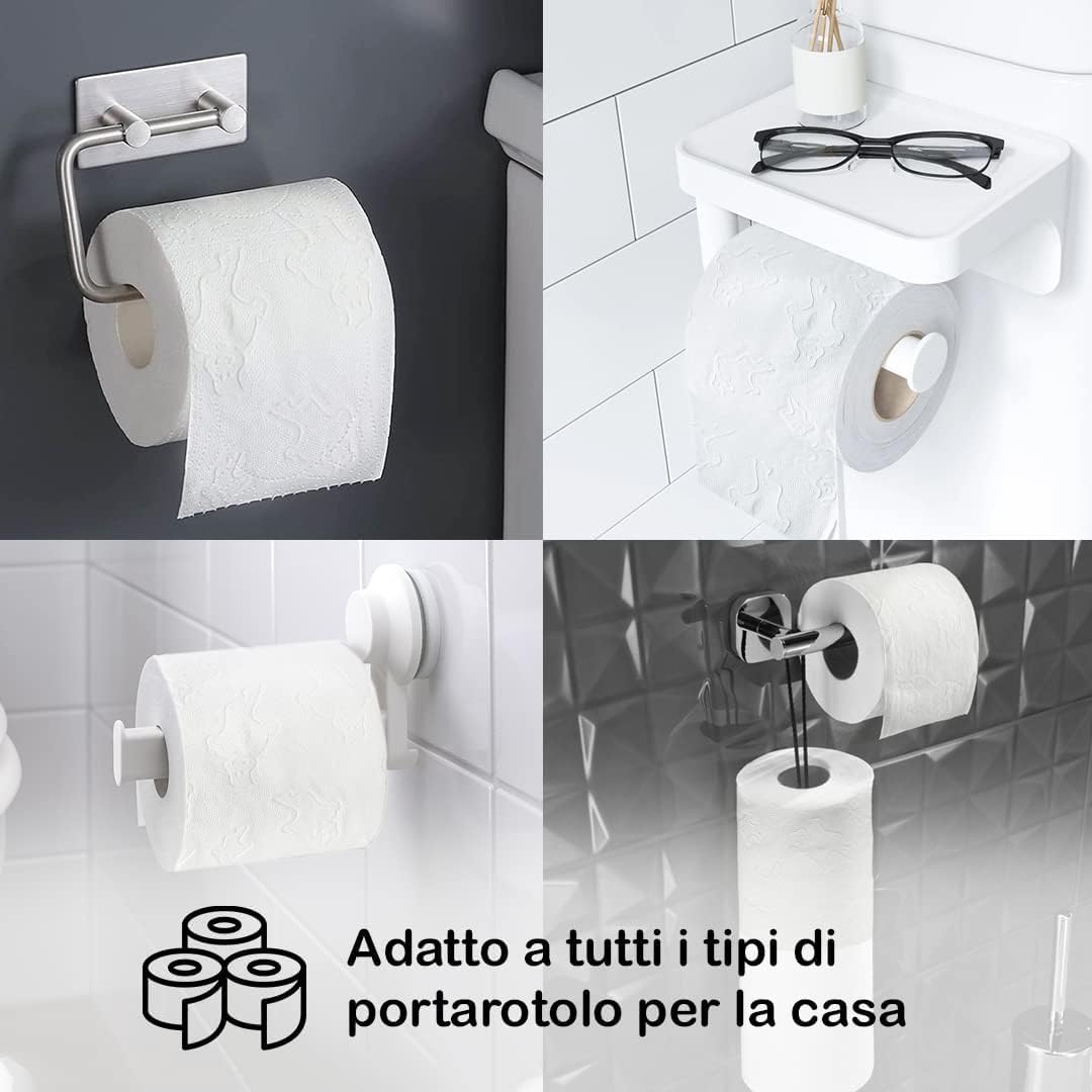 Carta Igienica 108 Rotoli | Carta Igienica a 2 Veli Super Morbida 9 Confezioni da 12 Rotoli
