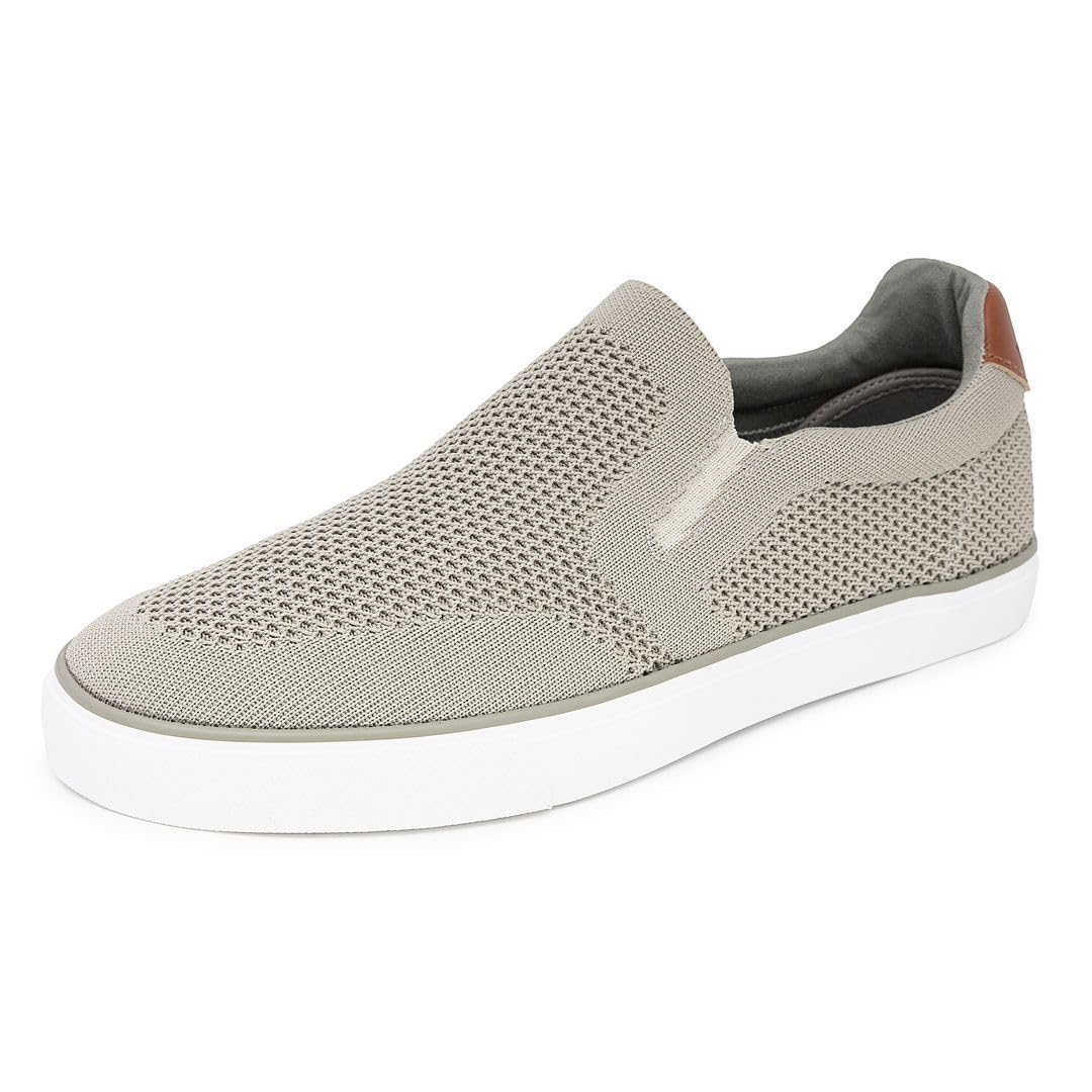 Nautica Men's Slip-On Sneakers – Breathable Knit Casual Walking Shoes, Lightweight Comfort Fashion Loafers - Kotor