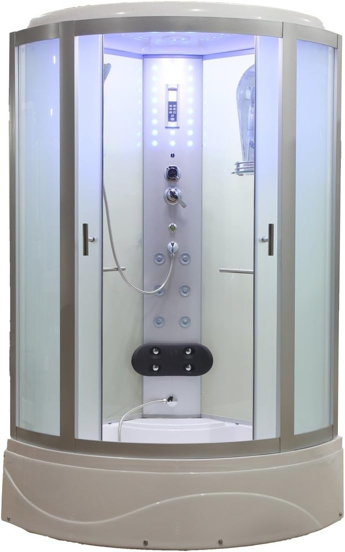42" x 42" x 86.2" Sliding Door Steam Shower Enclosure Unit