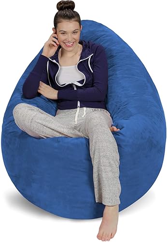 Miniatura 309 de Sofa Sack - Sillón puff de 5 pies, color carbón, solo funda Carbón - Solo funda,Lima - Solo funda,Mandarina - Solo funda,Aqua Marine - Solo