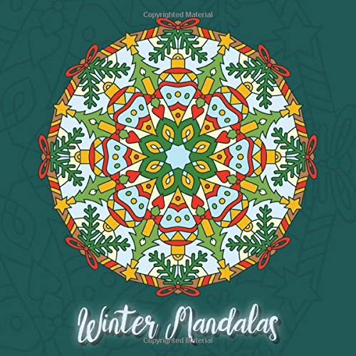  Winter Mandalas: 54 unique, Winter and Christmas Mandalas for Children Bildidee 