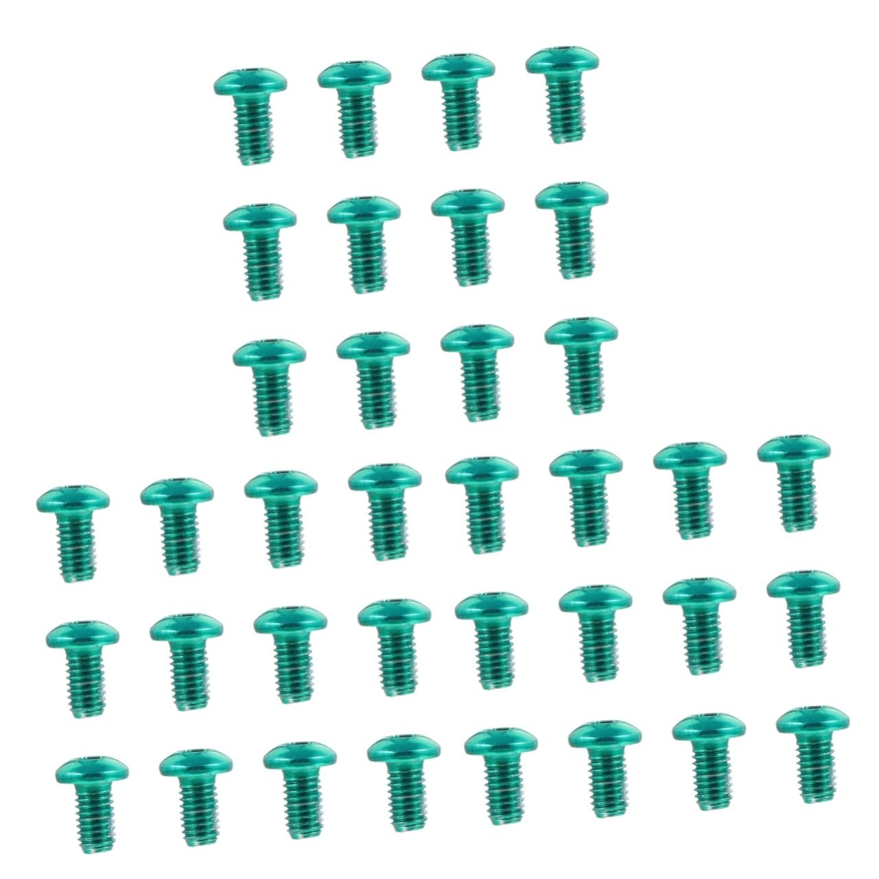 Yardwe 12pcs Colorful Bike Disc Rotor Bolts Brake Disc Fixing Screws for Mountain Road Bikes Compatible Stylish Design Use