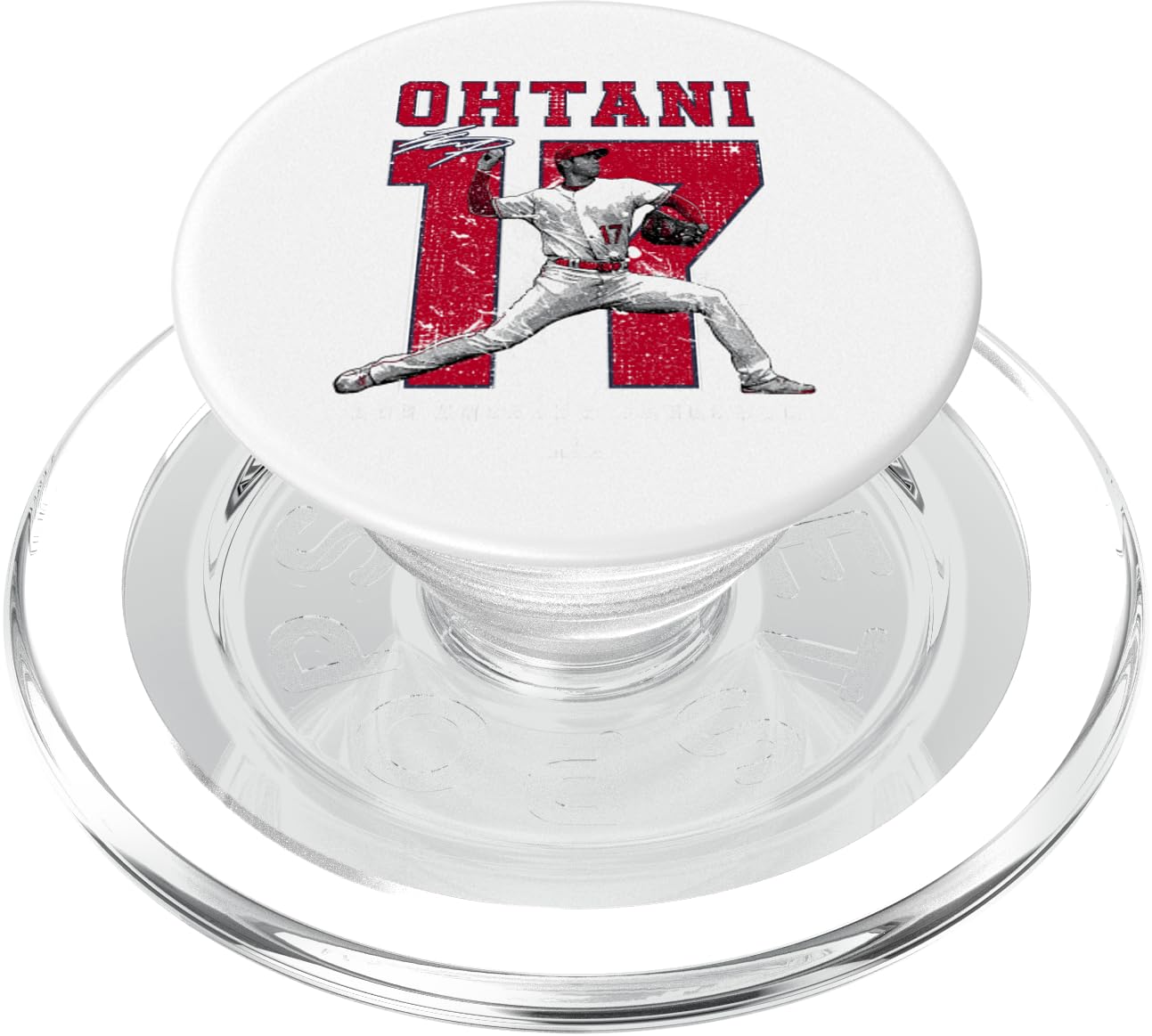 Number and Portrait Shohei Ohtani Los Angeles MLBPA PopSockets PopGrip for MagSafe