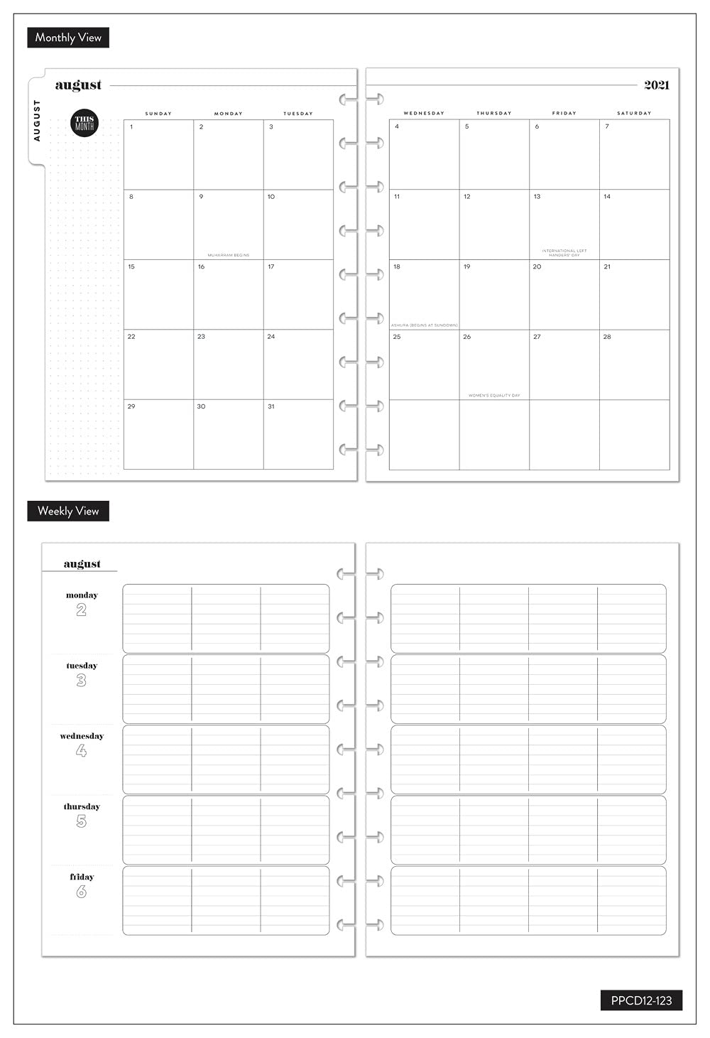 Buy The Happy Planner Classic Sized 12 Month Teacher Planner Fresh Start Teacher Theme