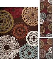 Algopix Similar Product 14 - Jayce Transitional Geometric Brown
