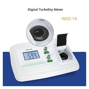 Benchtop Digital Turbidity Meter 0-200/1000NTU Laboratory Scattering Light Turbidimeter Water Quality Tester Clear Screen(WGZ-20)