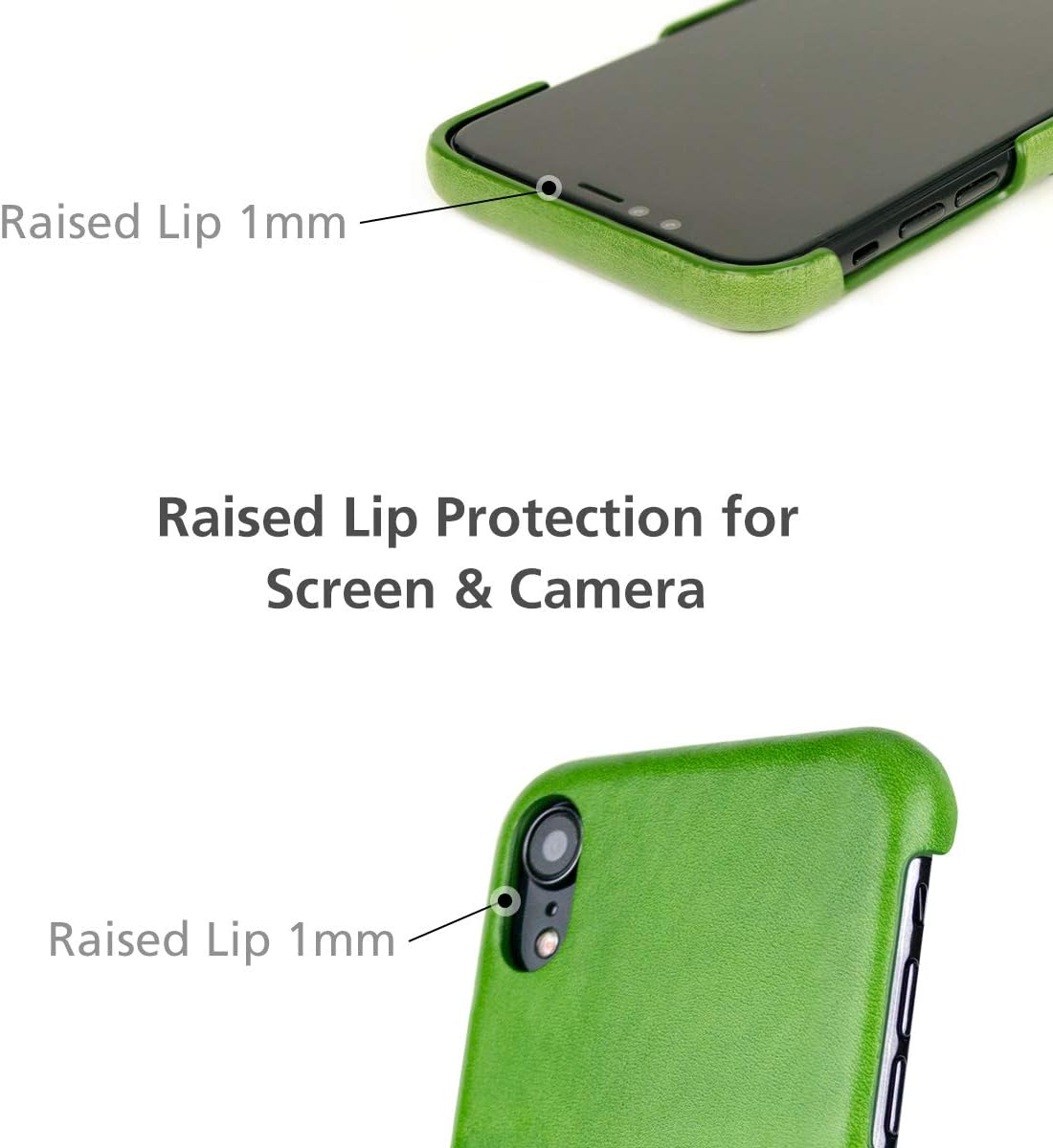 Exсluѕіvе Dіѕсоunt 50% Prісе Alto Metro Phone Case for iPhone XR (6.1 inch), Premium Handmade Italian Leather Wallet Case with Card Holder Design (Lime Green/Original)