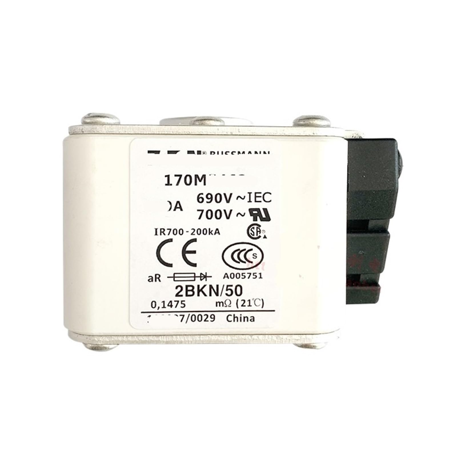 Fusible 170M5465 de puissance pour la sécurité des transformateurs 700A 800A - 3