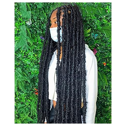 30 Inch Light Weight Butterfly Locs Crochet Hair 8 Packs Long Distressed Butterfly Faux Locs Crochet Hair, 1B