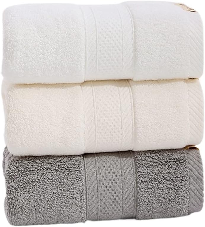 Wash Your face Towel Household Men Cotton Water Speed Dry Women Thick Hotel Bath Big(C 3PS)