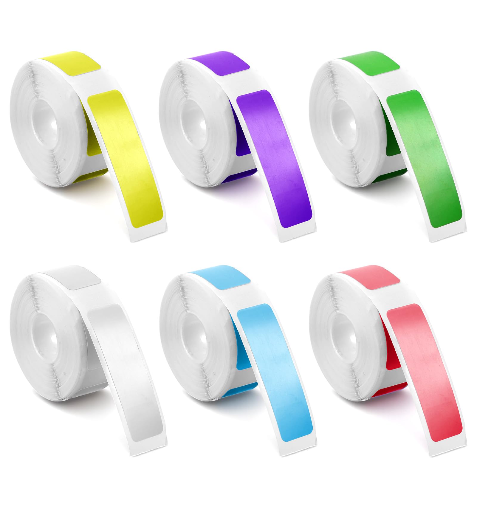 960 PCS D30 Label Maker Tape, 6 Rolls Thermal with Self-Adhesive