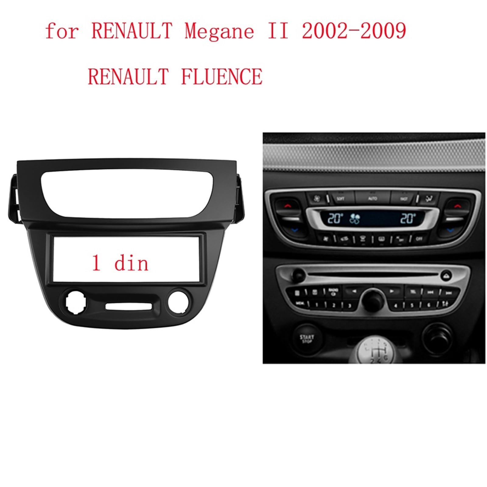 Panel stereo,Compatible With Renault,for Megane