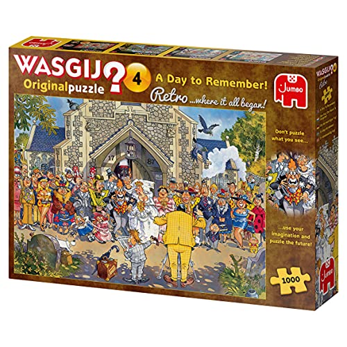 Jumbo Spiele Wasgij Retro Original 4 Ein Tag zum erinnern - Puzzle 1000 Teile – Ansicht 5