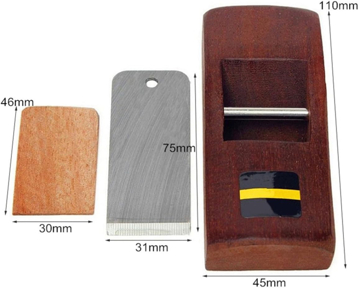 Garneck Manual Woodworking Planer Hand Tool for DIY Woodworking with Plastic and Metal Construction, Easy to Carry and Efficient Using Experience, for Wood Plate and Plasterboard