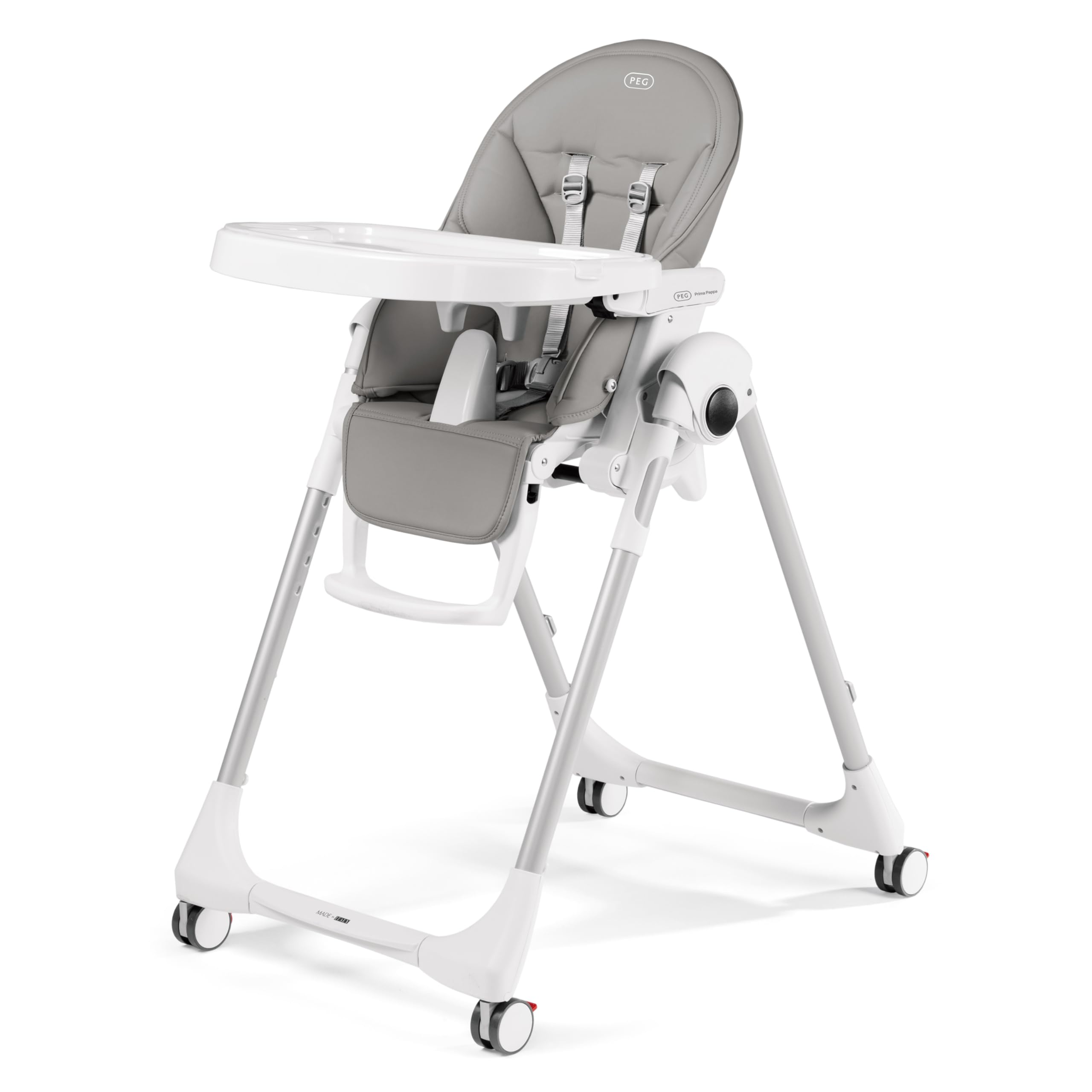 Peg Perego, Prima Pappa Follow Me, Trona, color gris (Ice)