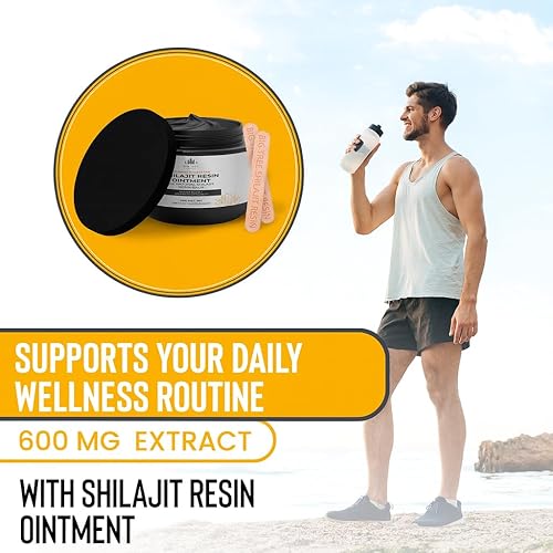 Miniatura 4 de Resina Shilajit con ácido fúlvico y oligominerales, shilajit puro con gel de suplemento de ácido húmico más de 85 +, metabolismo de apoyo, energía