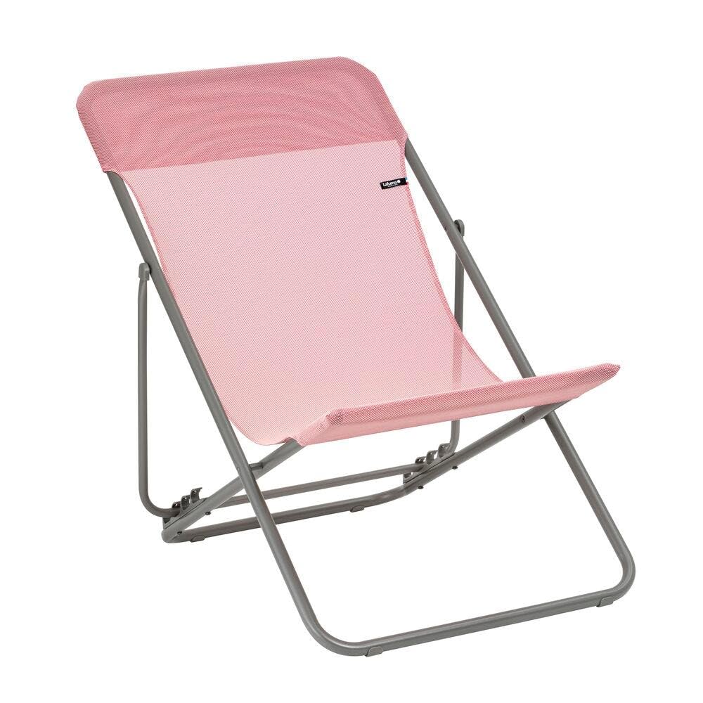 Lafuma - Transat Jardin Pliant Multi-Positions : Largeur 58 cm