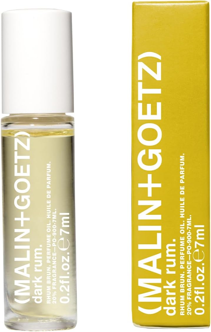 MALIN+GOETZ Perfume Oil | Concentrated Fragrance in Signature Scents – Leather, Dark Rum, Cannabis, Strawberry | Travel-Friendly Rollerball | Vegan & Cruelty-Free | 0.2 fl oz