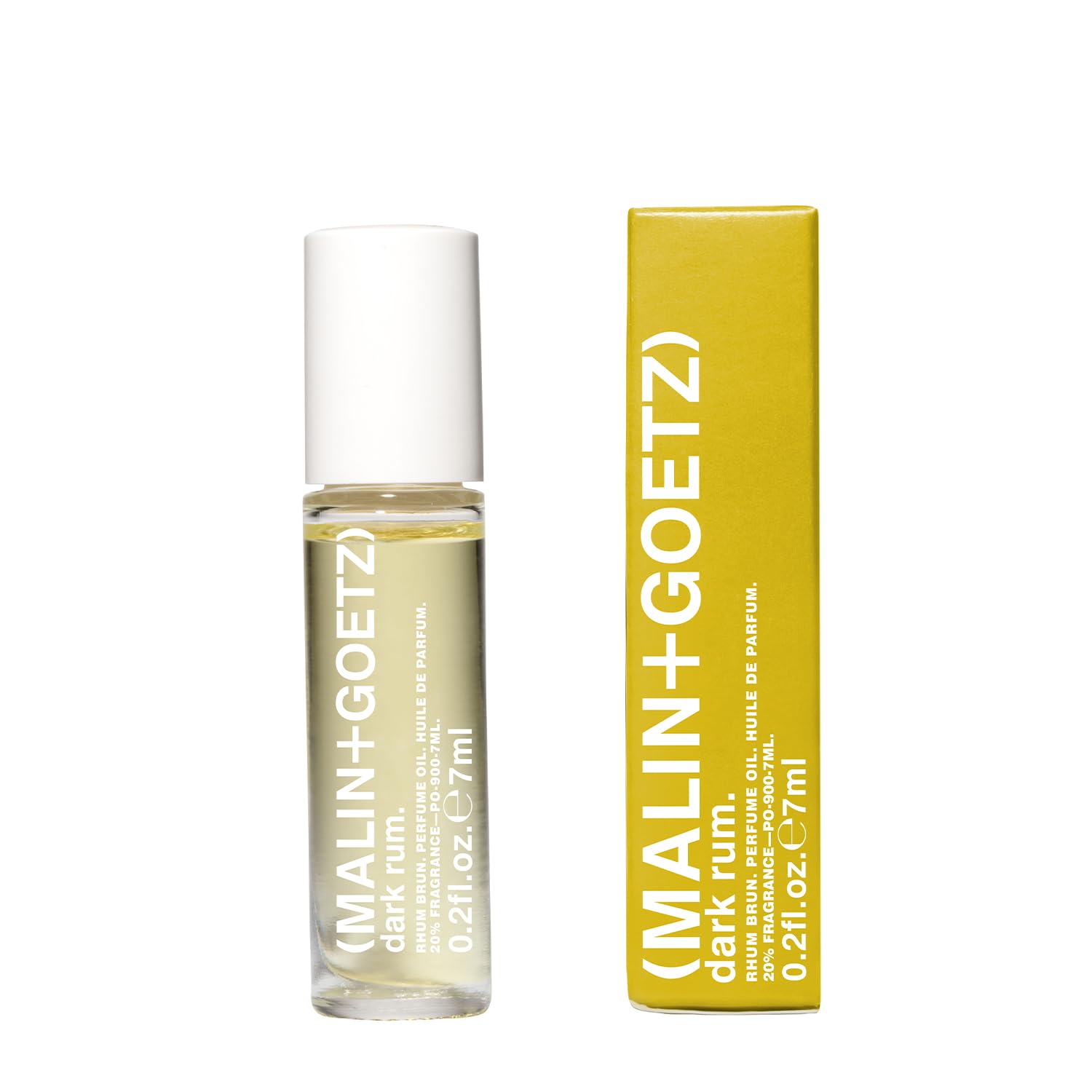 MALIN+GOETZ Perfume Oil | Concentrated Fragrance in Signature Scents – Leather, Dark Rum, Cannabis, Strawberry | Travel-Friendly Rollerball | Vegan & Cruelty-Free | 0.2 fl oz