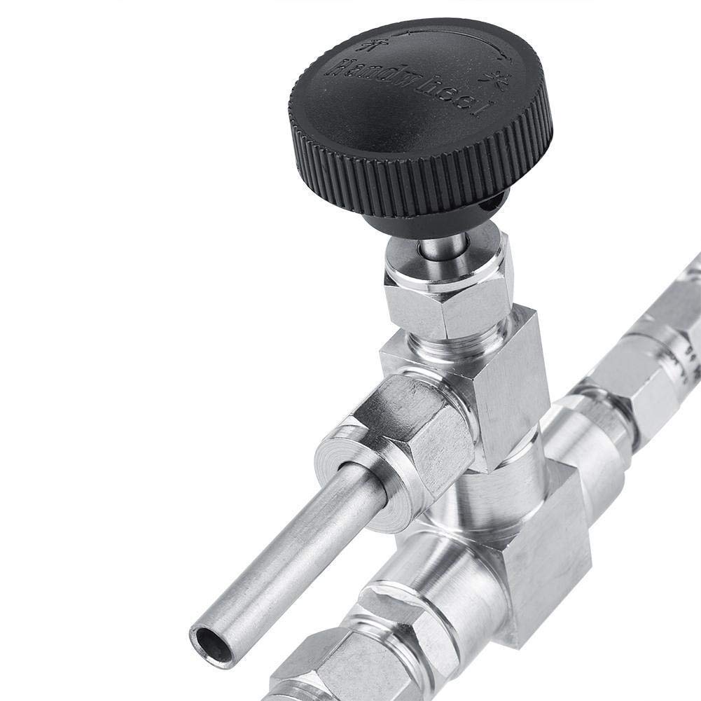 Regun Flaschenfüller, 304 Edelstahl Gegendruck Bierflasche Filler ZuhauseBrew CO2 Bierbrauen-Kit