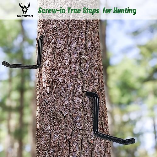 Image of Highwild 4 inch Screw-in Tree Steps Heavy Duty Tree Stand Steps